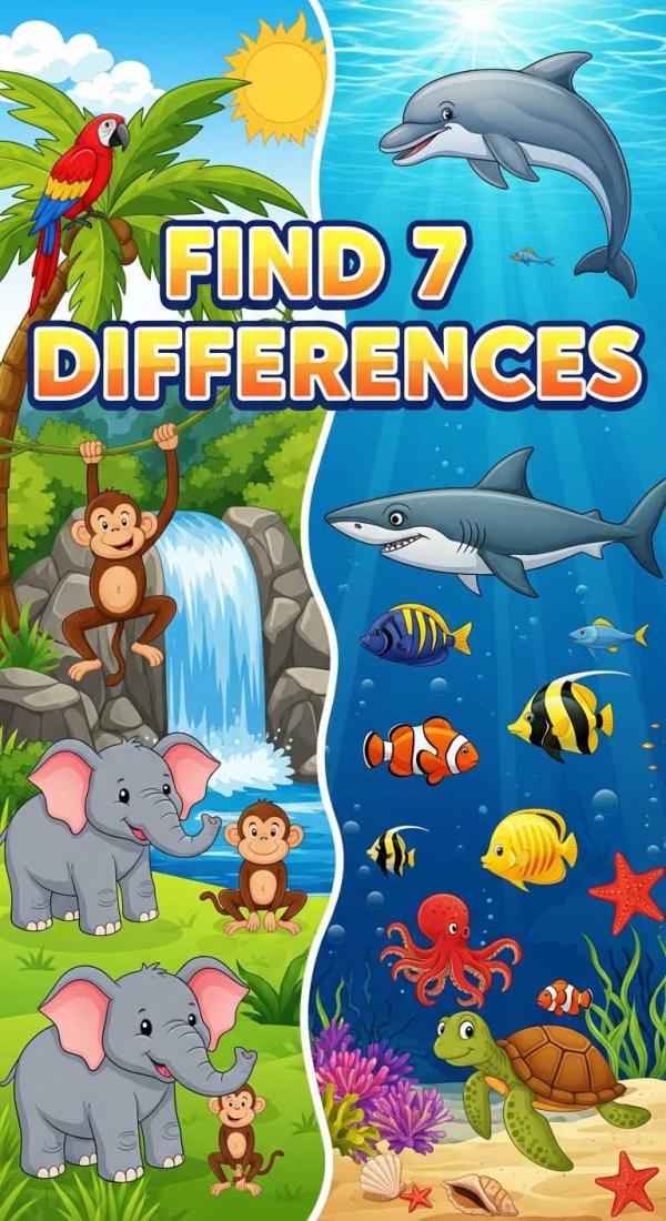Find Seven Differences