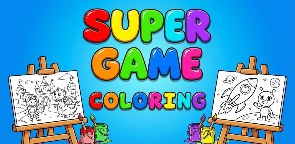 Super Game Coloring