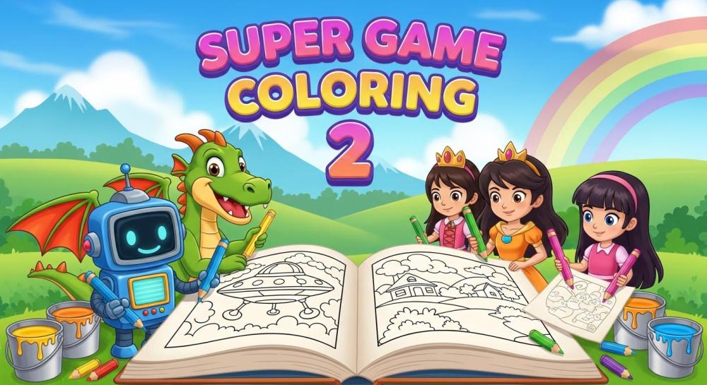 Super Game Coloring 2